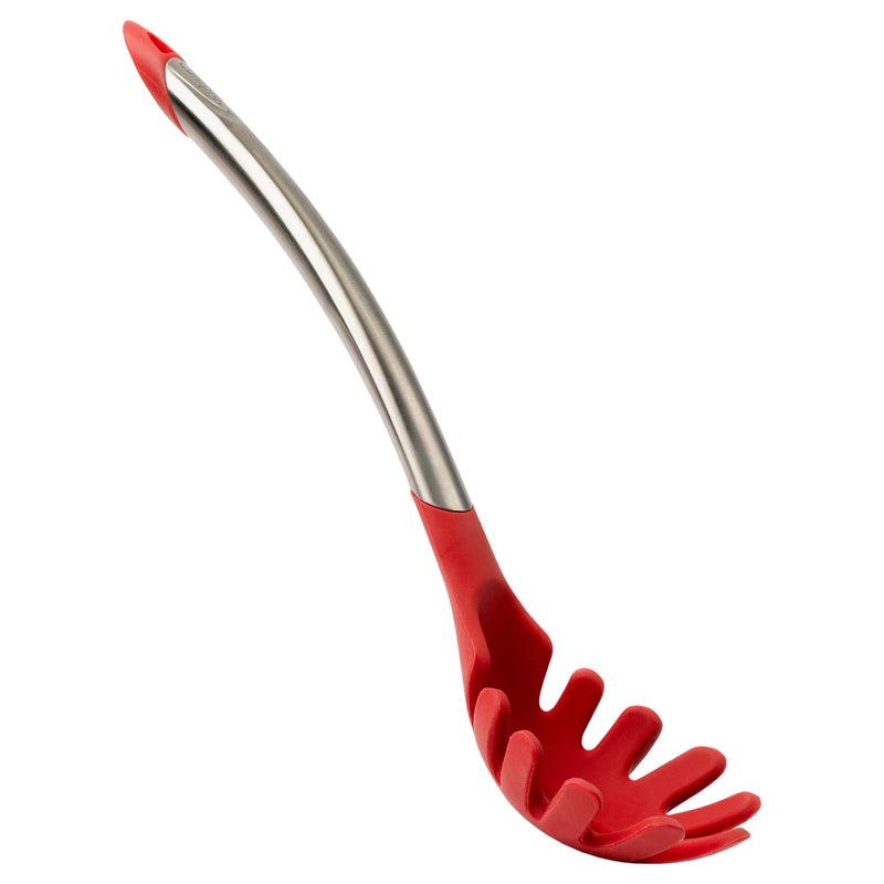 Cuisipro Silicone Spaghetti Server, 12.25-Inch, Red, Red (7112512L) - Image 1